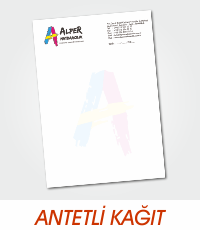 Antetli Kağıt,Baskılı Kağıt,Antetli