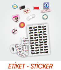 Etiket,Sticker,Yuvarlak Sticker,Baskes