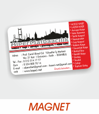 Magnet,Mıknatıslı Kart