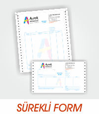 Sürekli Form,Sürekli Fatura,Baskı