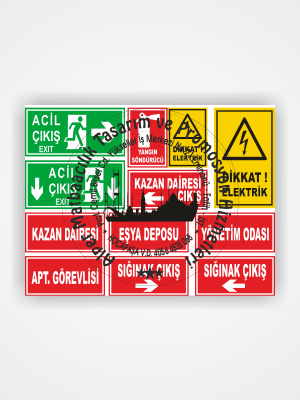 Uyarı Levhaları | Alper Matbaacılık
