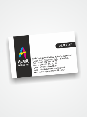 Mat Selefonlu Kartvizit | Alper Matbaacılık