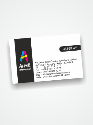 Tuale Fantazi Kartvizit | Alper Matbaacılık