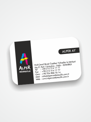 VIP Kabartma Laklı Kartvizit | Alper Matbaacılık