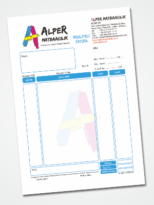 A5 İrsaliyeli Fatura | Alper Matbaacılık