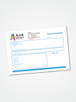 Serbest Meslek Makbuzu | Alper Matbaacılık