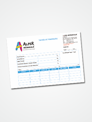 Tahsilat Makbuzu | Alper Matbaacılık